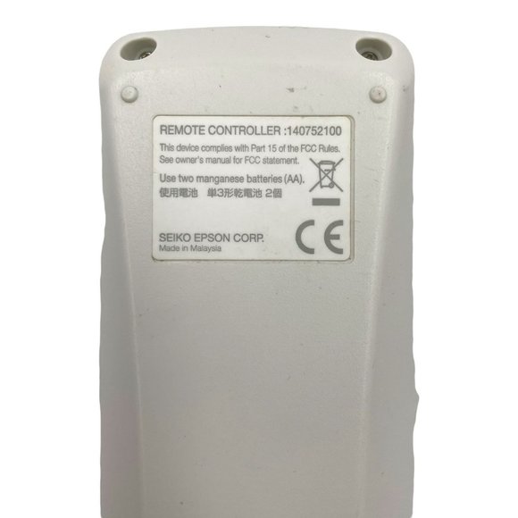 Genuine Epson Projector Remote Control 140752100 Tested Wireless Controller - Picture 4 of 7